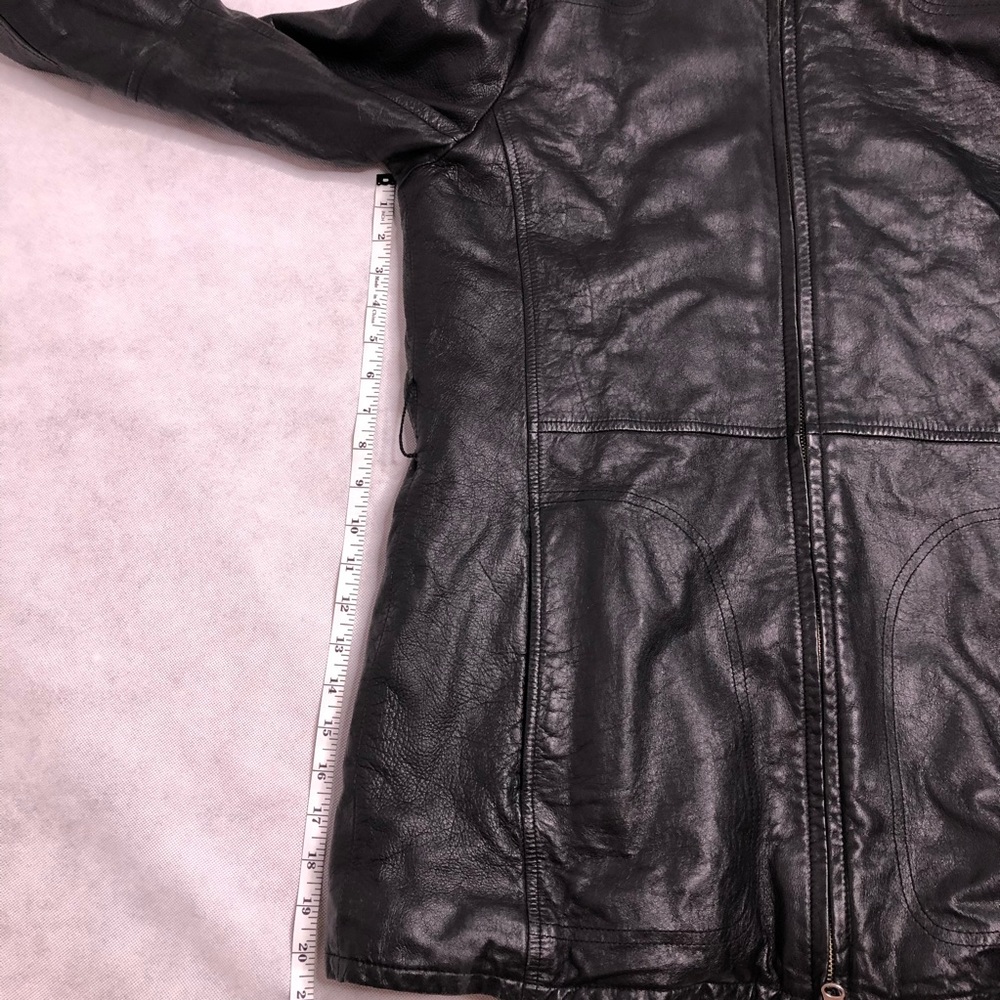 Wilson’s Leather Women’s Black Faux Fur Lined Coat - Picture 12 of 15
